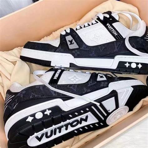 louis vuitton shoes sneakers black|louis vuitton sneakers dam.